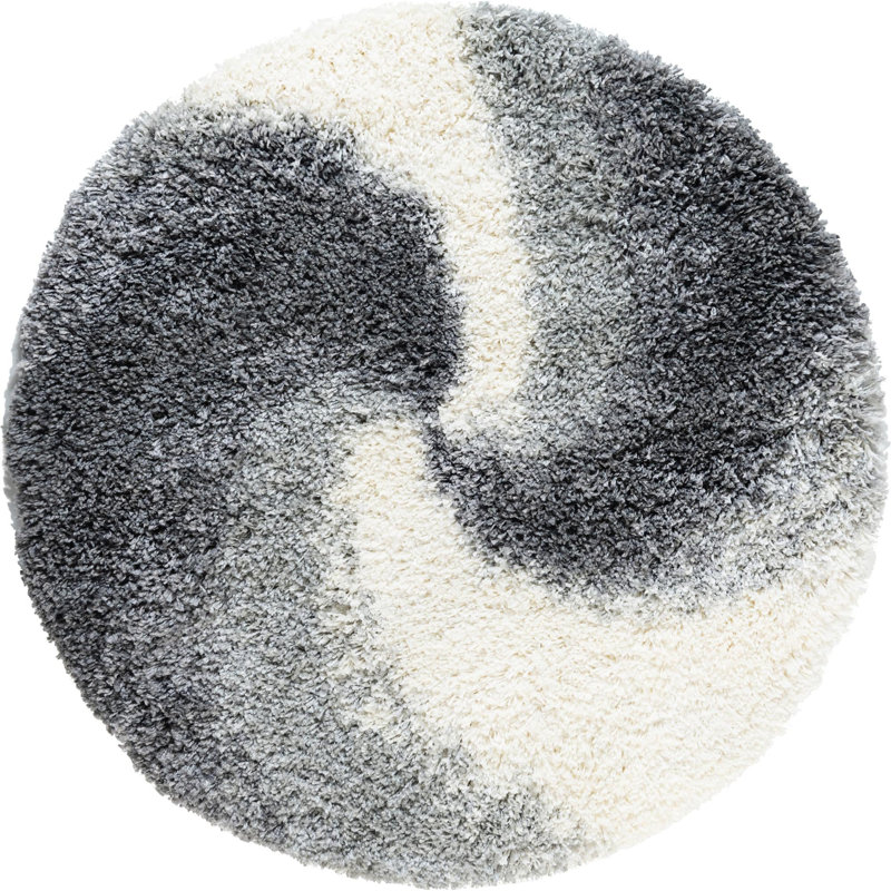 Abstract Indoor Rug, Round 3'