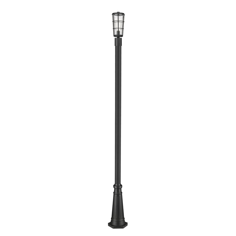 Charli Seeded Lamp Post (Full), 109.25" H x 6" W x 6" D