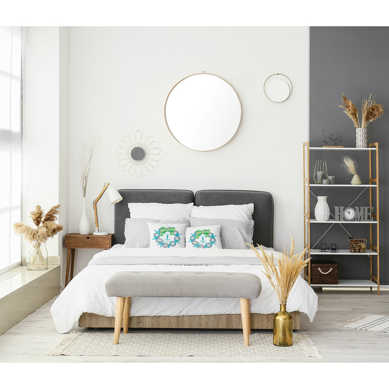 Reversible Throw Pillow, Square, 16" x 16"