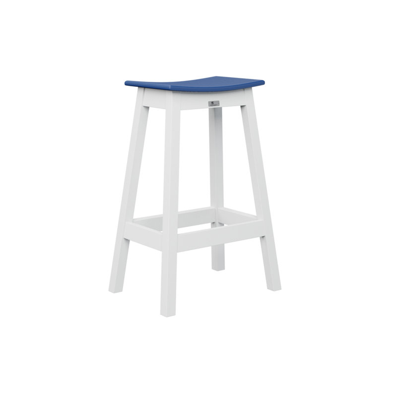Tabouret de bar berlinois Berlin Gardens, 30.5", Bleu pacifique
