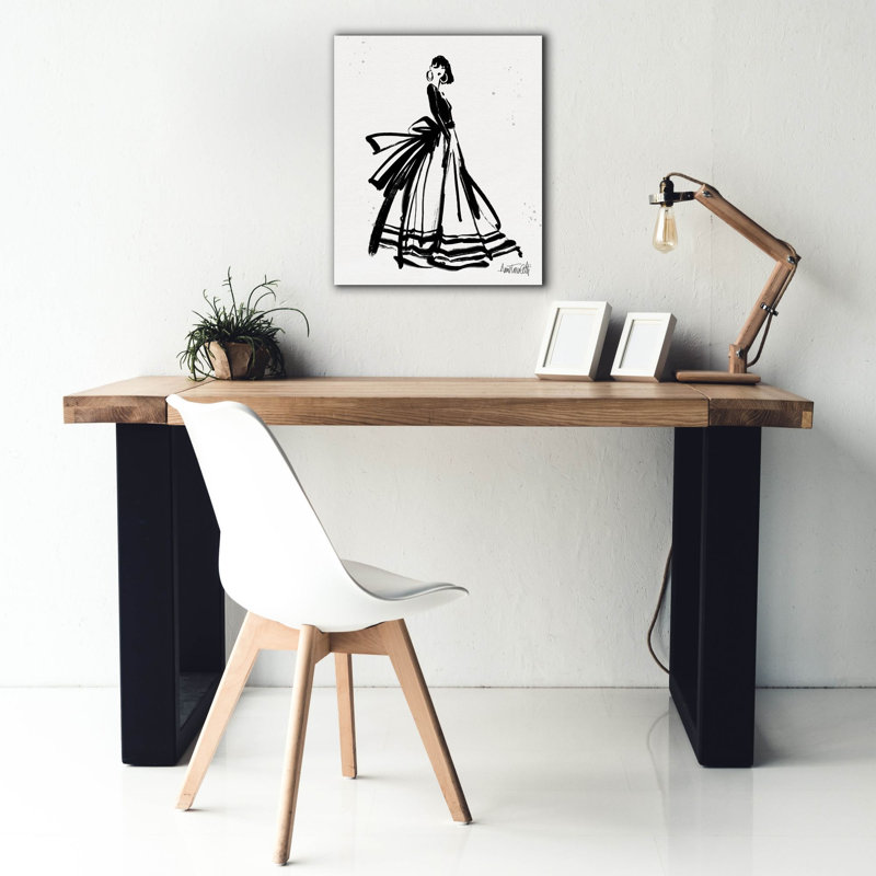 Toile épique «Style Sketches 1» par Anne Tavoletti, 20 po x 24 po, H 24 po x l 20 po x P 0,75 po