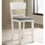 Ensemble de 2 chaises rembourrées en tissu