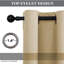 Kalynn 100% Blackout Eyelet Semi Sheer Synthetic Window Curtain Pair-655116655-655116566