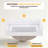24'' W X 4'' H Solid Surface White Backsplash Polished Rectangular Vanity Top Back Splash for Vanity Sink, Window Sill, Door Transitions