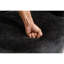 Fauteuil pivotant en chenille rembourré de mousse pour le salon et la chambre à coucher Fauteuil noir avec fonction de rembourrage en mousse-907849489