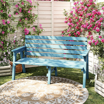 Modern Minimalist Outdoor Solid Wood Bench by Walkoly