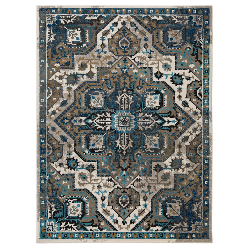 Coedy Oriental Indoor Rug, Rectangle 7'9" x 10'