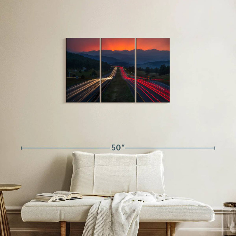 Mehar Sunset Rush Hour, 20" H x 33" W