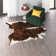 Tapis en fausse peau de vache Lilianna