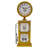 Analogue Metal Quartz Movement / Crystal Tabletop Clock in Yellow