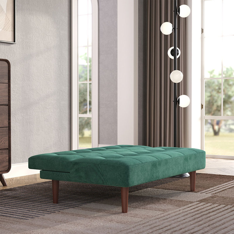 2 Seater Sofa Bed, Green