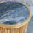 Estate Teak & Orobico Sintered Stone Accent Table