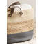 Panier de rangement arrondi en ruppie maritime