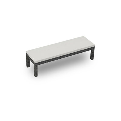 Banc de pique-nique en osier Suffern