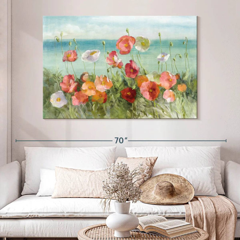 Harnek Coastal Poppies Light, H 34 po x l 51 po