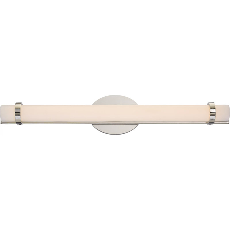 Catey Dimmable LED Bath Bar, Polished Nickel