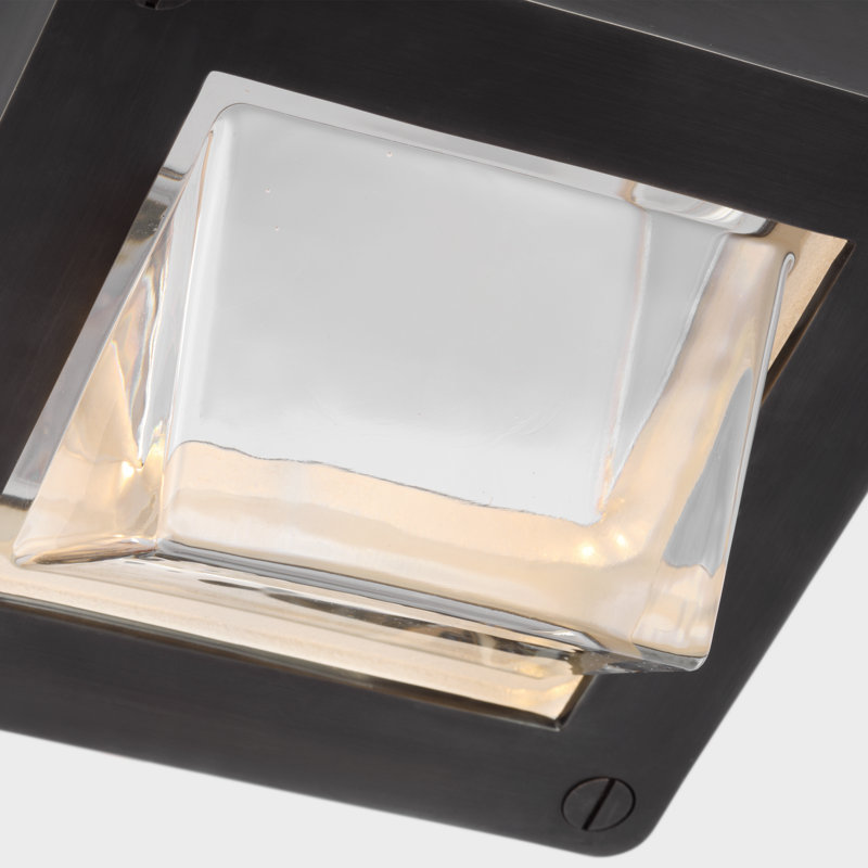 Rolland 1 - Light LED Flush Mount, Bronze