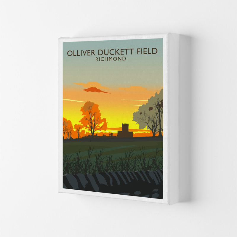 Olliver Duckett Field Portrait by Richard O'Neill - Print, Wrapped Canvas, 42cm H x 29.7cm W x 4cm D