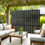 Écran d'intimité 72 po, panneaux d'intimité décoratifs autoportants pour balcon, cour et jardin-116177508