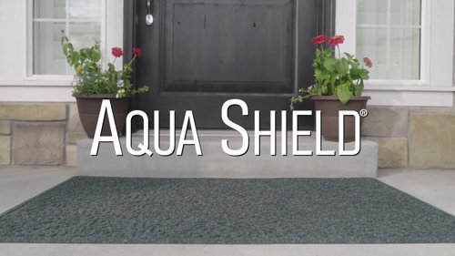 Bungalow Flooring 3x5 Aqua Shield Argyle Indoor/Outdoor Door Mat