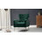 Consolata 37" H Velvet Wingback Chair with Button Tufting and Metal Legs-1272440857