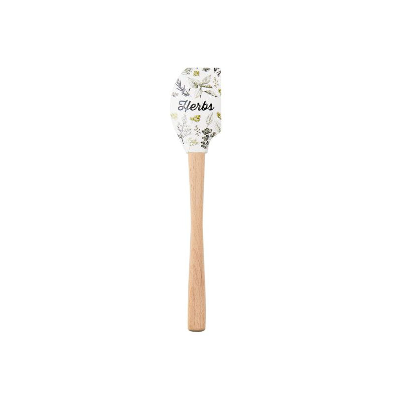 Spatulart® Herbs & Spices Wood Handled Spatula