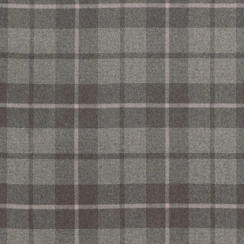 Montana Wool Plaid Fabric, Black/Gray