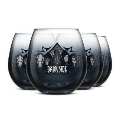 Star Wars Dark Side Stemless Drinking Glasses