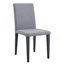 Deux chaises de salle à manger en lin et coton gris clair, simples et polyvalentes, confortables et accompagnées. Des chaises de salle à manger exquises et polyvalentes offrent une nouvelle expérience confortable. (Ensemble de 2)-300753548
