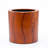 7.8 In. Dark Wood Plastic Self-Watering Planter Pot