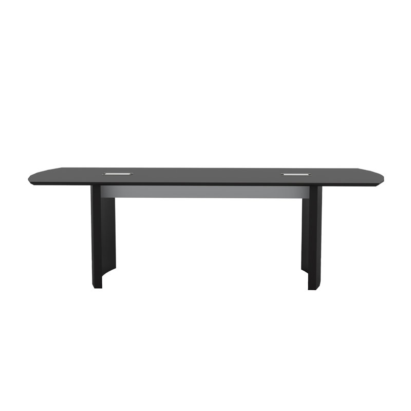 Medina Curved End Conference Table, Mocha, 29.5" H x 96" L x 42" W