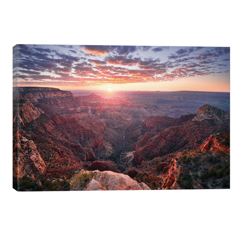 The Grand Canyon by Stefan Hefele - Wrapped Canvas Print, 101.6 cm H x 66.04 cm W x 3.175 cm D