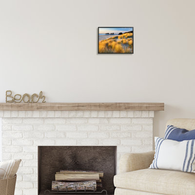 Au-548-Giclée, photographie d'herbe sur le rivage