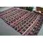 Vintage Turkish Black Kilim Rug Offers a Bohemian Touch with Handmade Patterns and Details
