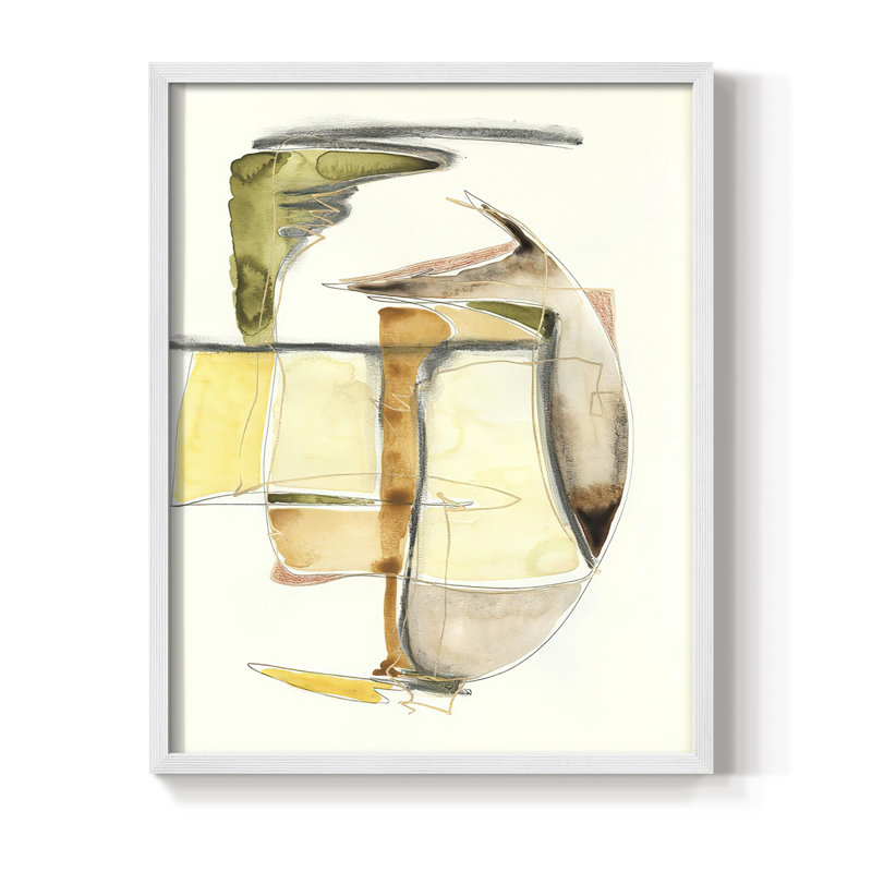 «Brown Sugar I», reproduction encadrée - bois massif, Blanc, H 28 po x l 22 po