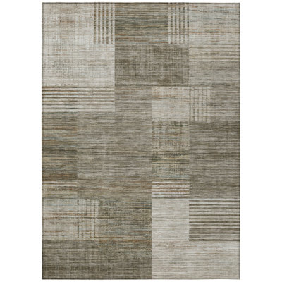 Machine Washable Indoor/Outdoor Jacinto ACN2149 Geometric Rug