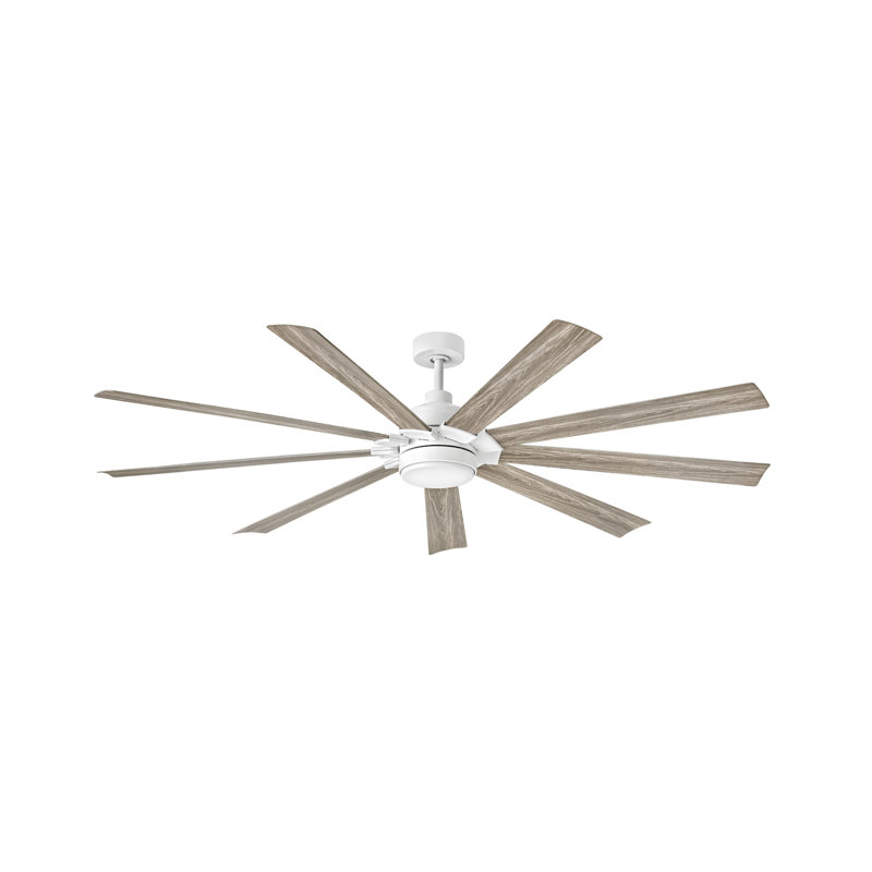 Ventilateur DEL Turbine 80 ", Blanc craie