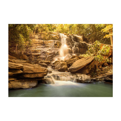 Sunny Waterfall Semi-Gloss Paste the Wall Mural