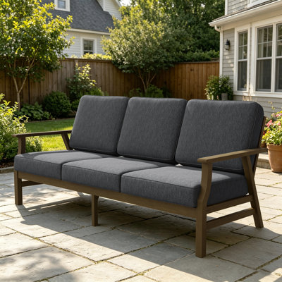 Patio Outdoor Sofa with Cushions