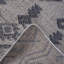 Tapis blanc / gris / traditionnel intérieur / extérieur LOX & LUXE Collection 5X7-1126118066