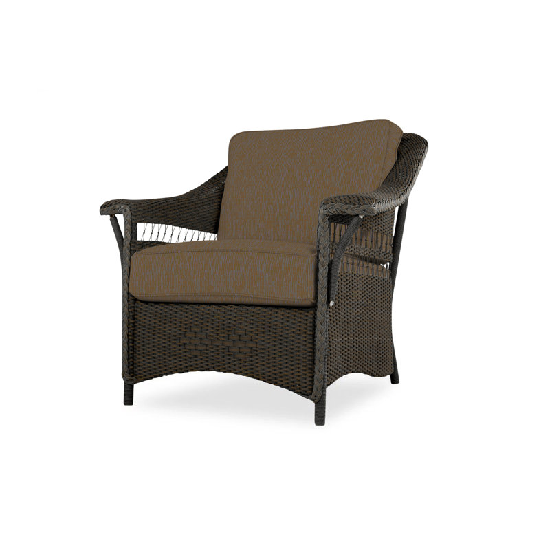 Nantucket Outdoor Lounge Chair, Beach Navy, Mink