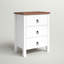 Commode en bois massif 3 tiroirs l 20,1 po Seavy