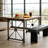 Triangular Foot Design Kitchen Table Bench,Entryway Shoe Storage-2087288539