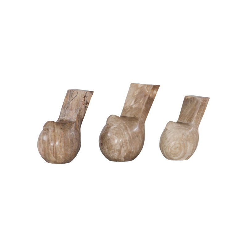 3 Piece Birds Figurine Set
