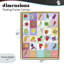 Cadre flottant Let's Get Active ABC, design par Carla Daly-1311571630-1311571628