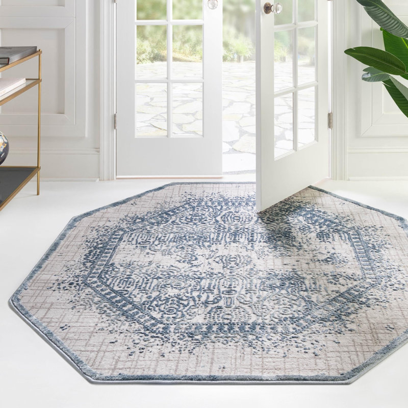 Glencoe Oriental Indoor Rug, Octagon 5'3"