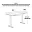 Bureau rectangulaire en bois massif électrique à hauteur réglable-1900820259