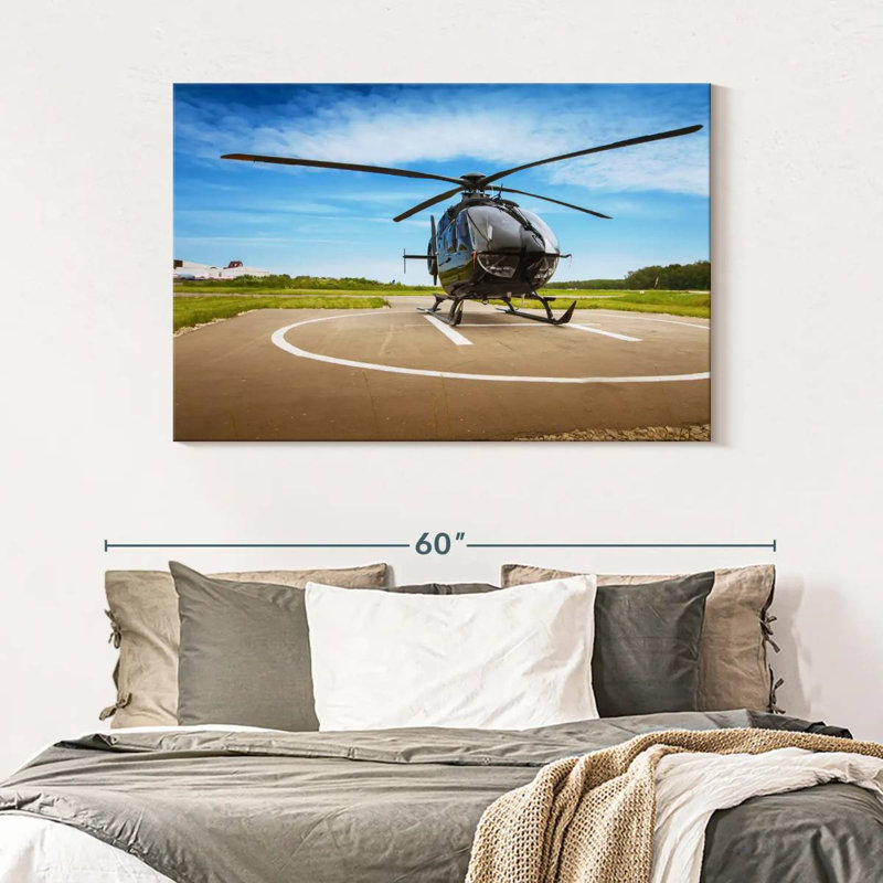 Mehar Helicopter, 32" H x 48" W