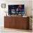 Modern Wavy Sideboard, Curved Contour Design Storage Cabinet, 4-Door Cabinet With Storage Function, Suitable For Kitchen/Bedroom/Living Room-1286546707