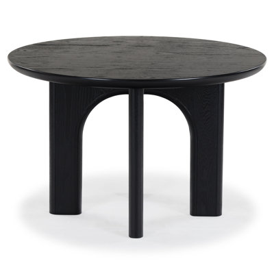 Round Wood Dining Table by Latitude Run